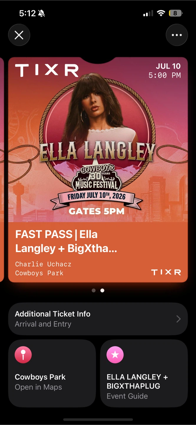 Ella Langley & BigXtha... Fast Pass Ticket - July 10, 2026