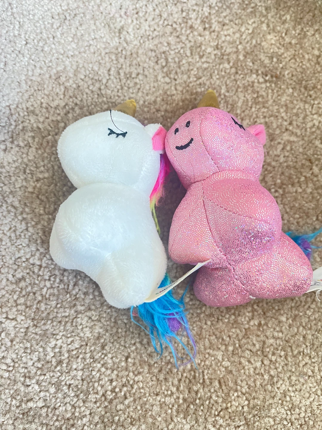 Set of 3 Plush Toys: Unicorns & Polar Bear Ornament