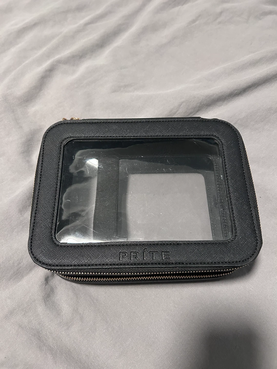 PRITE Black Travel Toiletry Bag