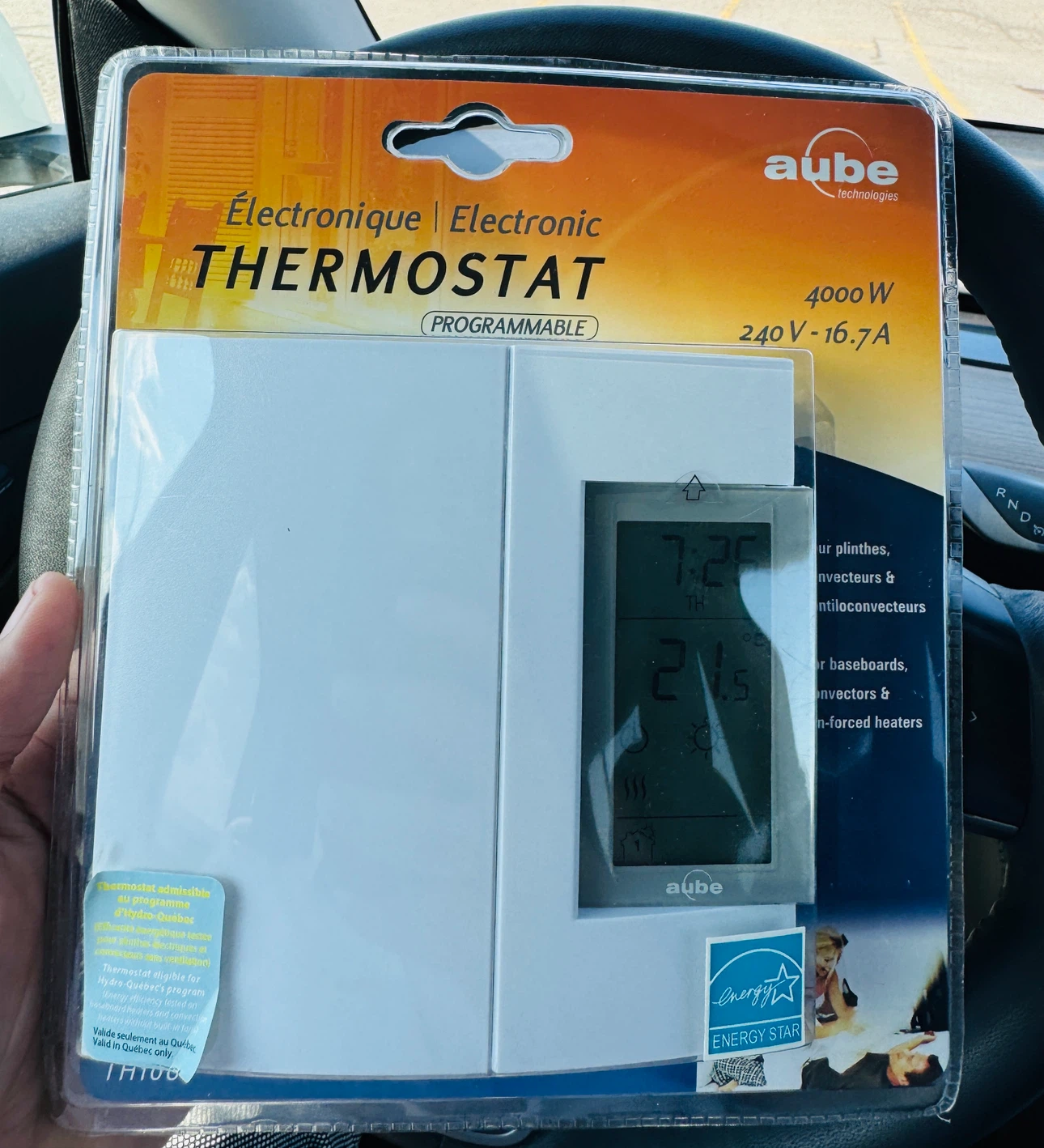 Thermostat Aube Electronic Programmable