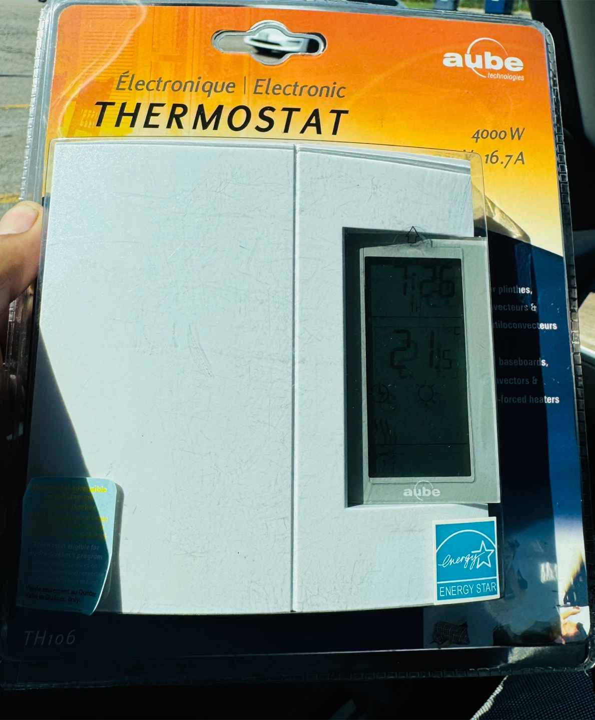 Thermostat Aube Electronic Programmable - photo 3