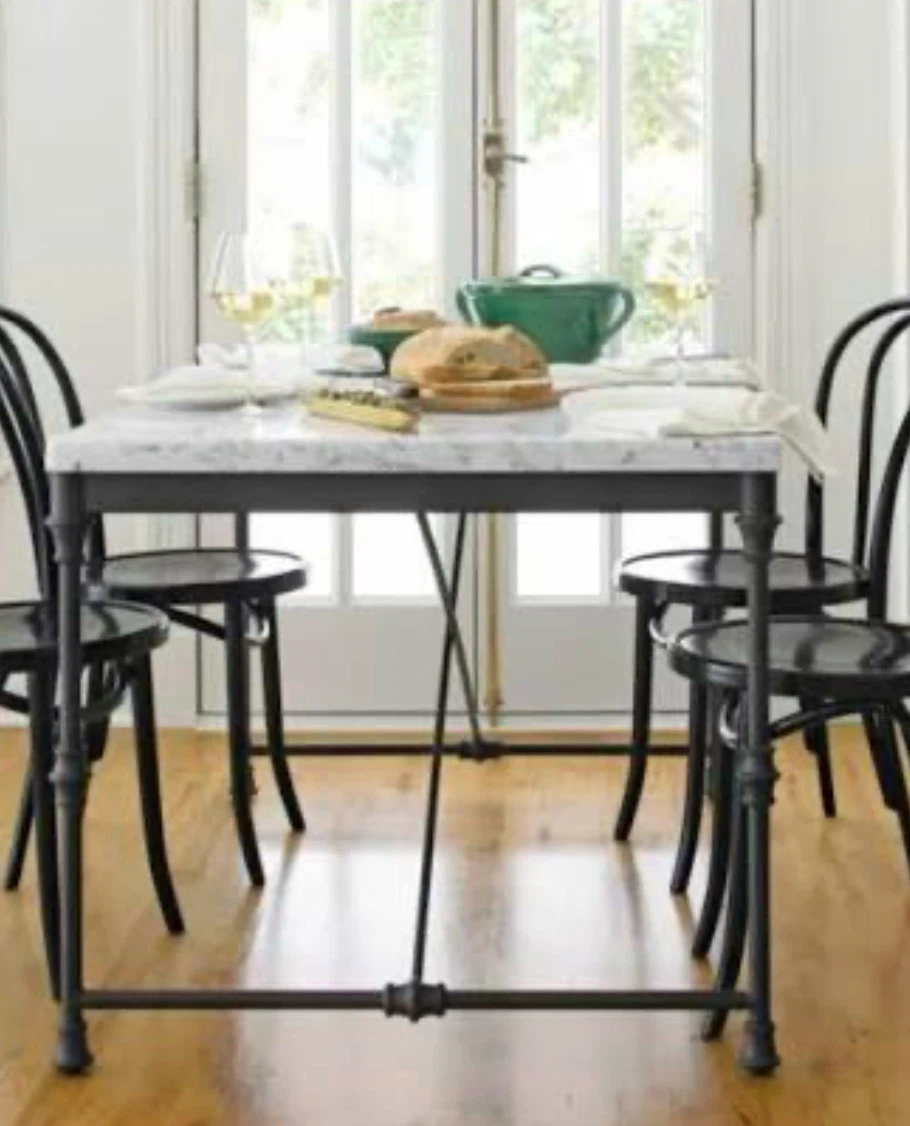 French Kitchen Carrara Marble Table - photo 5