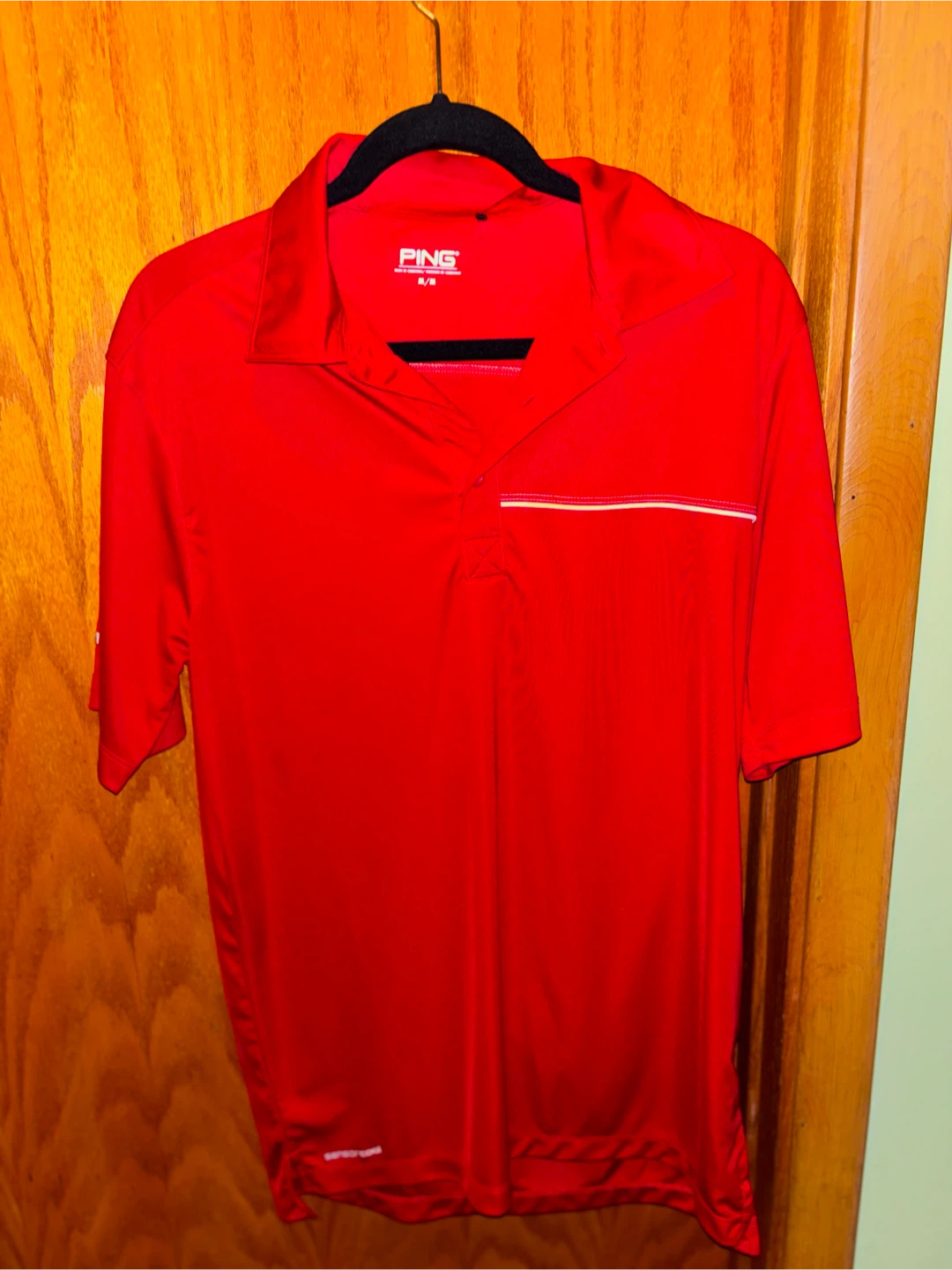Red PING Golf Polo Shirt