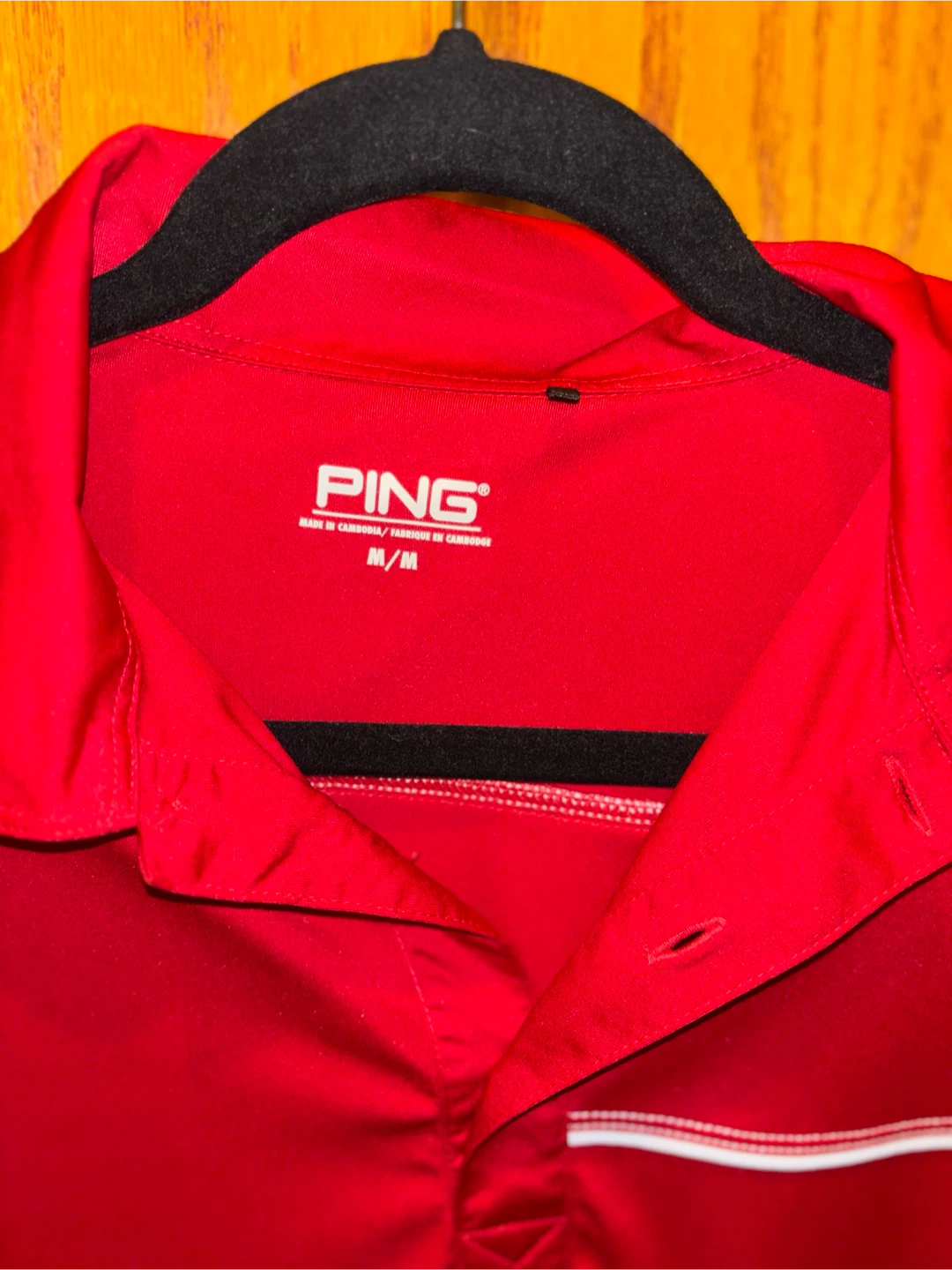 Red PING Golf Polo Shirt - photo 2