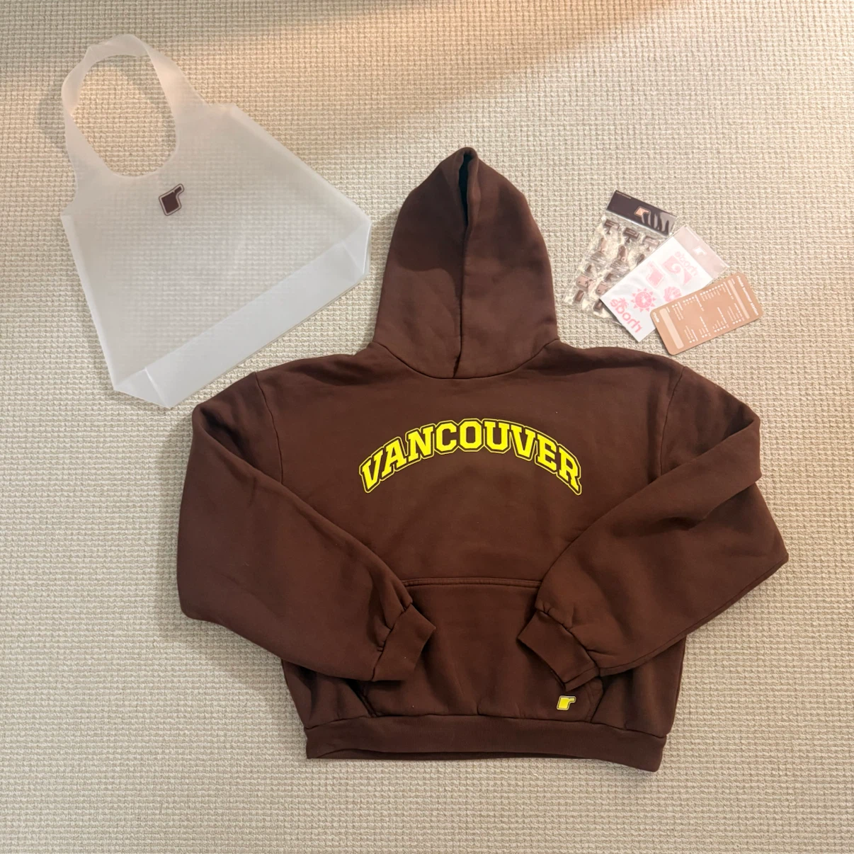 Rhode Vancouver Pop-up Hoodie + Bag & Stickers