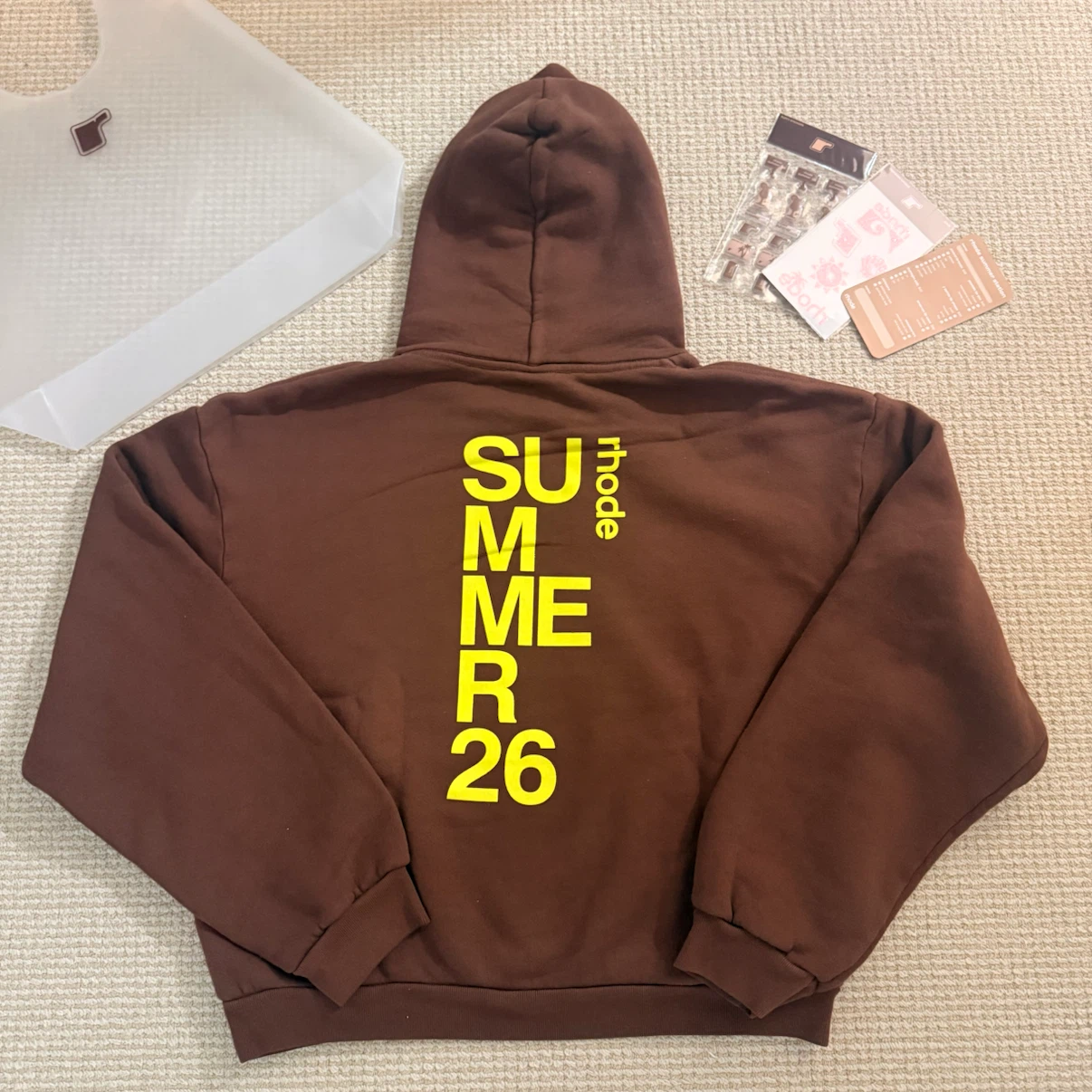Rhode Vancouver Pop-up Hoodie + Bag & Stickers - photo 3