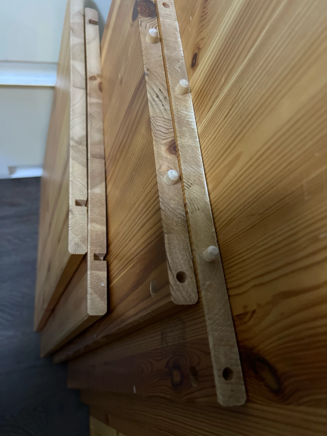 Vintage Solid Pine IKEA Panels / Project Wood Bundle - Early 90s - photo 3