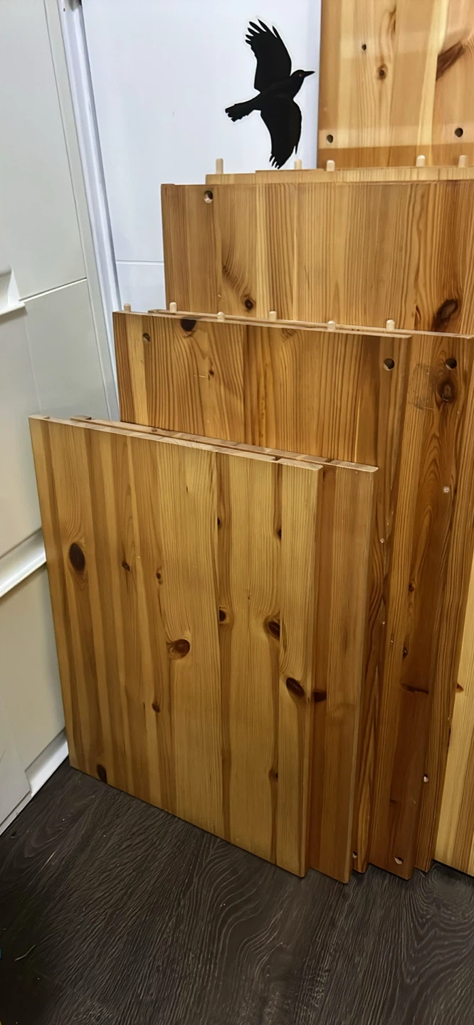 Vintage Solid Pine IKEA Panels / Project Wood Bundle - Early 90s - photo 5