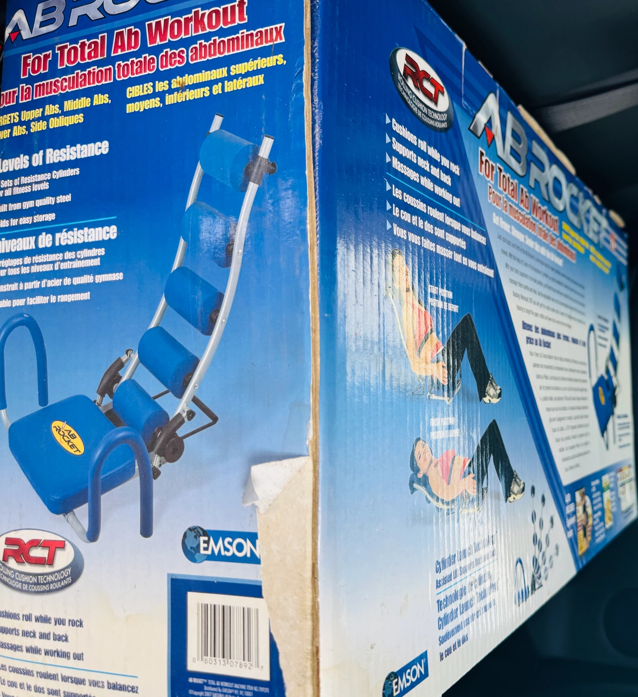 AB ROCKET For Total Ab Workout Fitness Machine