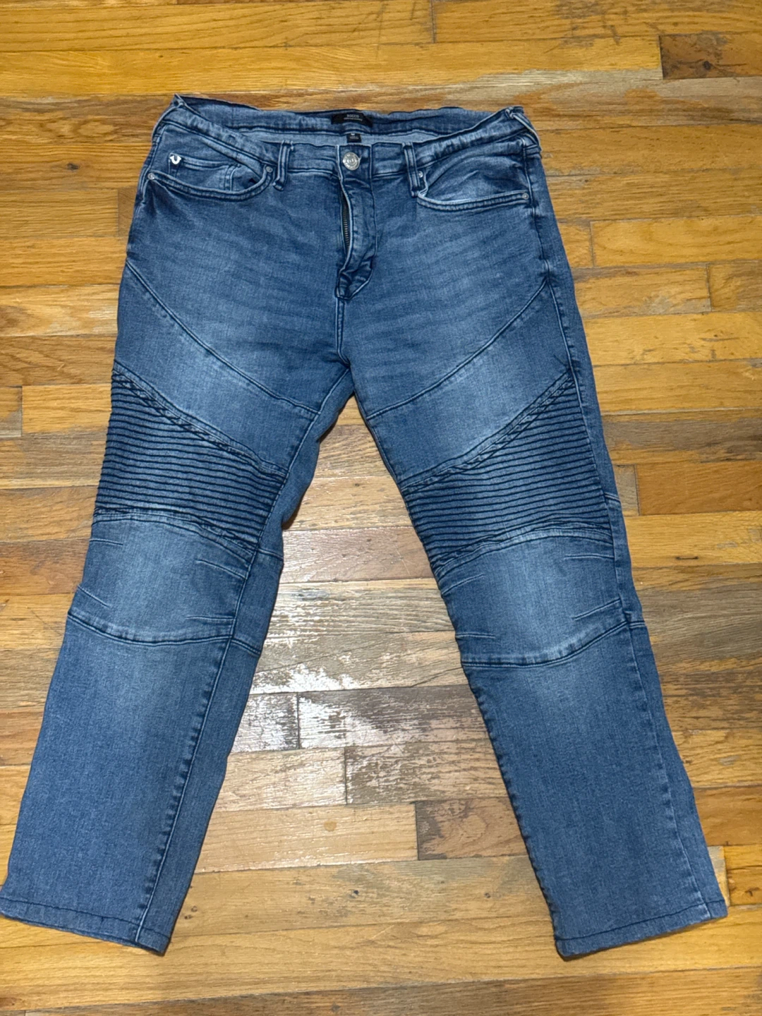 True Religion Men's Moto Jeans Size 34x32 - photo 2