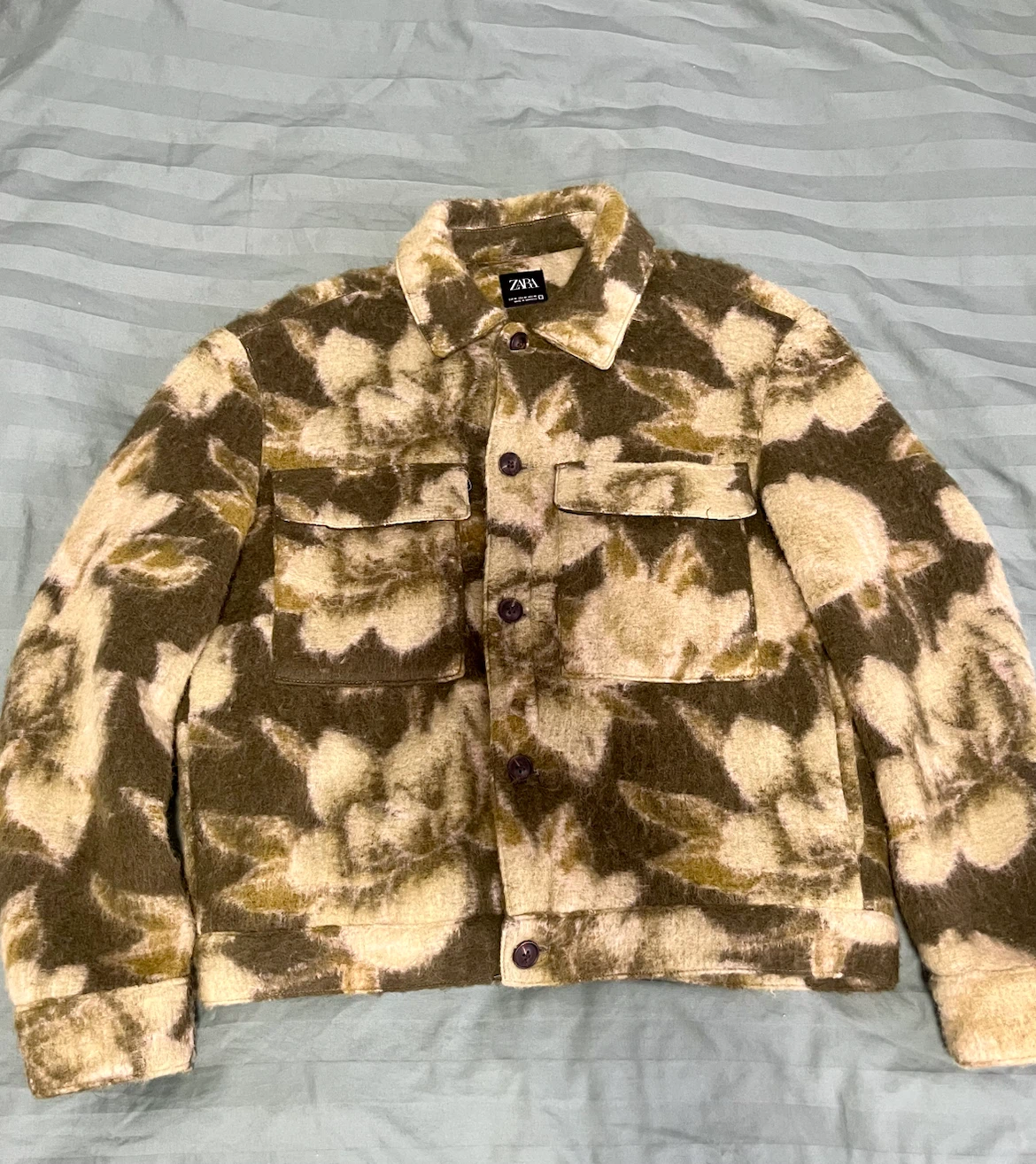 Zara Flannel Shirt Jacket