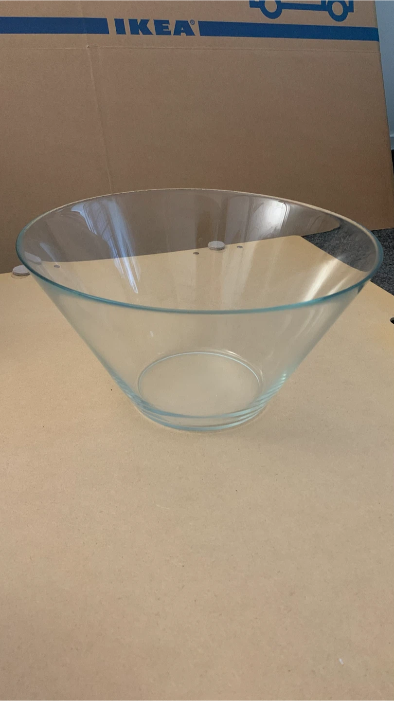 Ikea Glass Serving Bowl