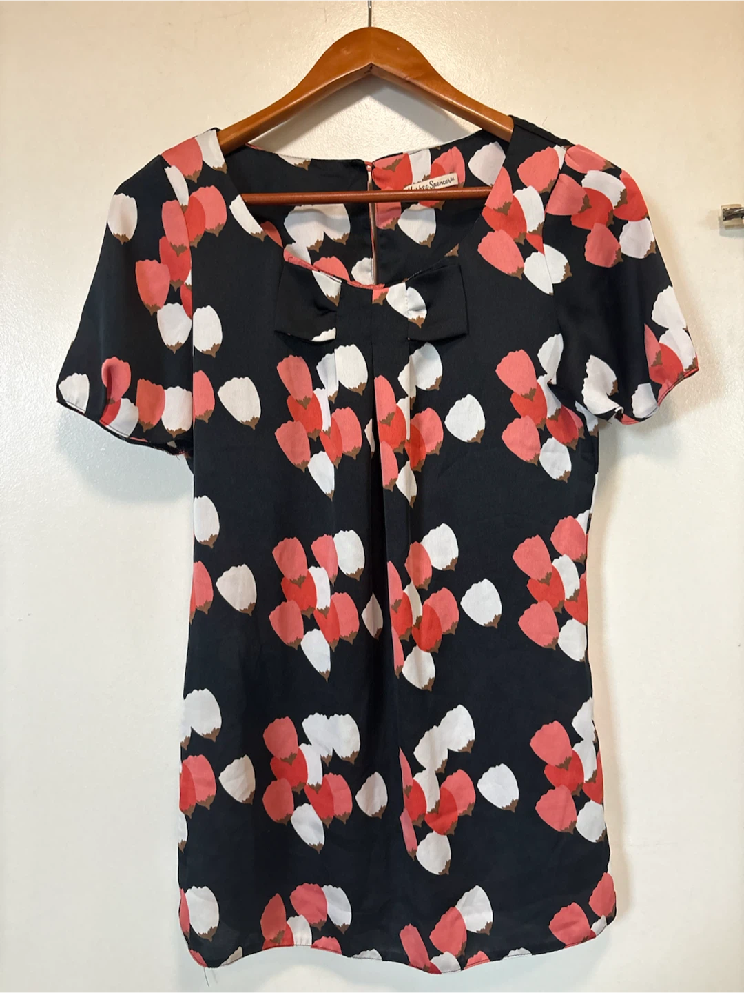 Marks and Spencers Satin print top