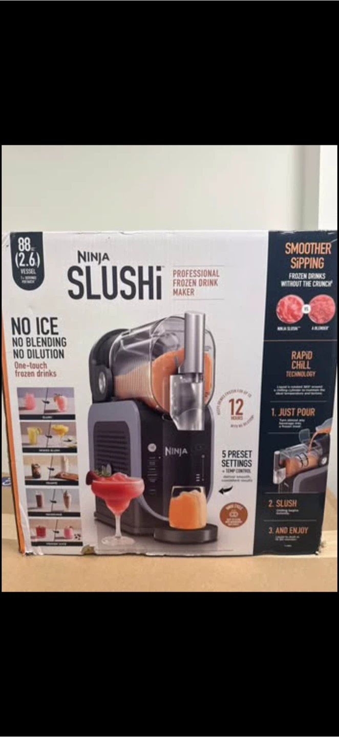 Ninja Slushi Professional Frozen Drink Maker BNIB
