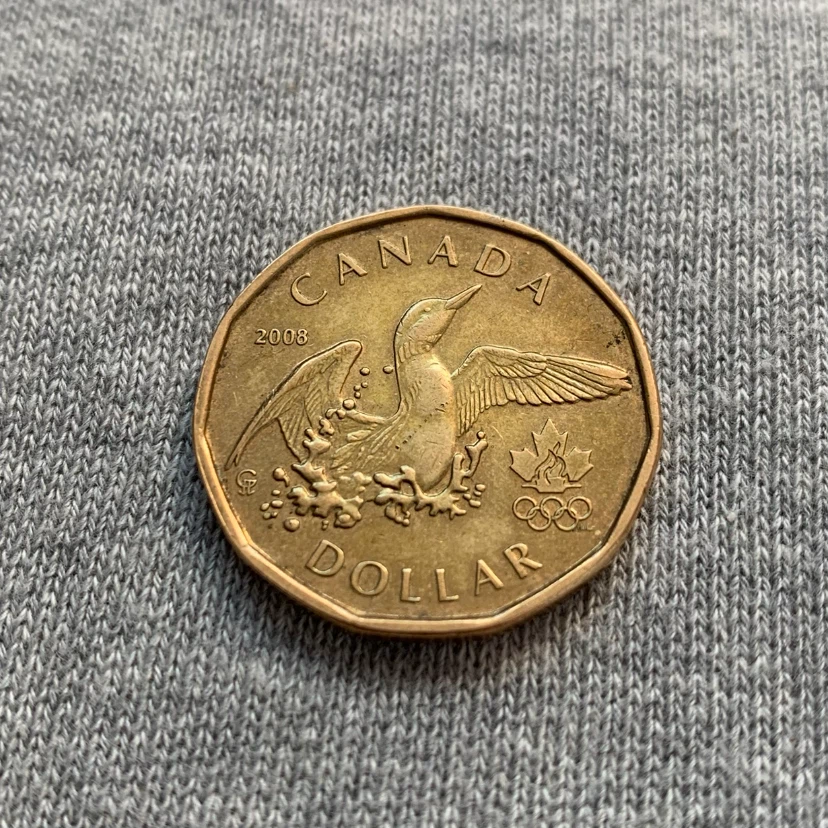 2008 “Lucky Loonie” Beijing Olympics Commemorative 🇨🇦 Dollar