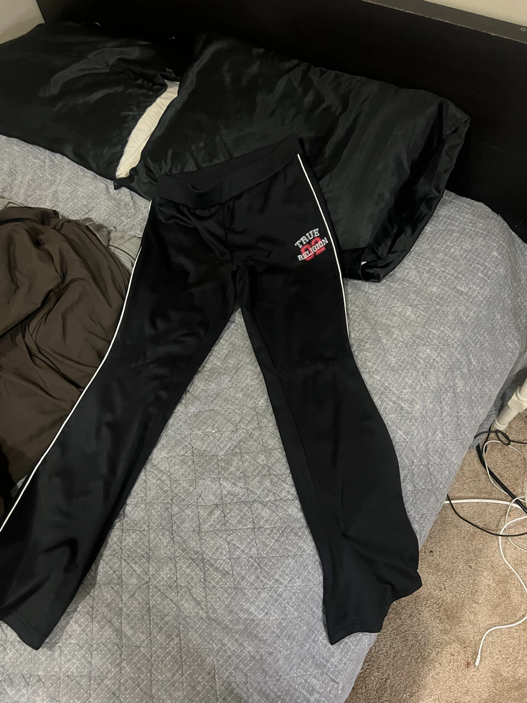 True Religion Black Track Pants - photo 3