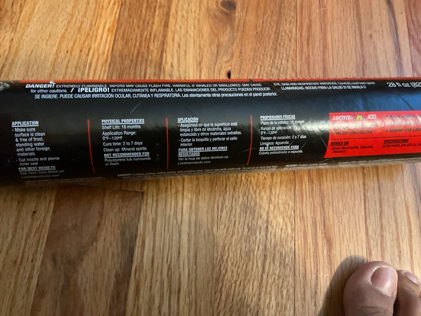 Loctite PL 400 Subfloor Construction Adhesive - photo 4