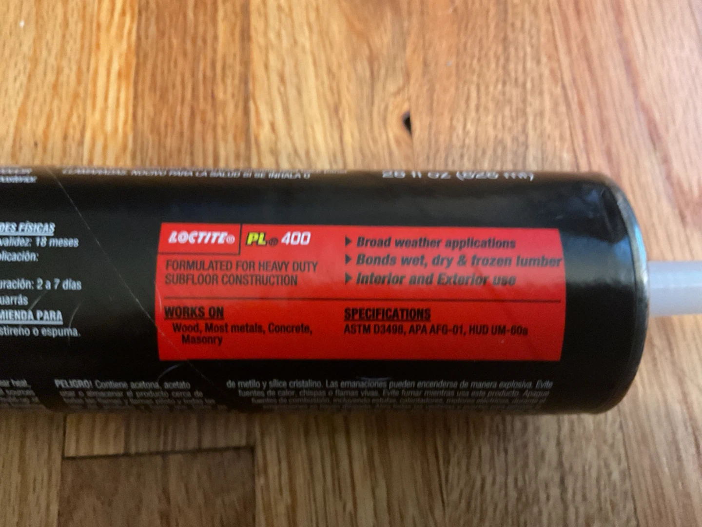 Loctite PL 400 Subfloor Construction Adhesive - photo 5