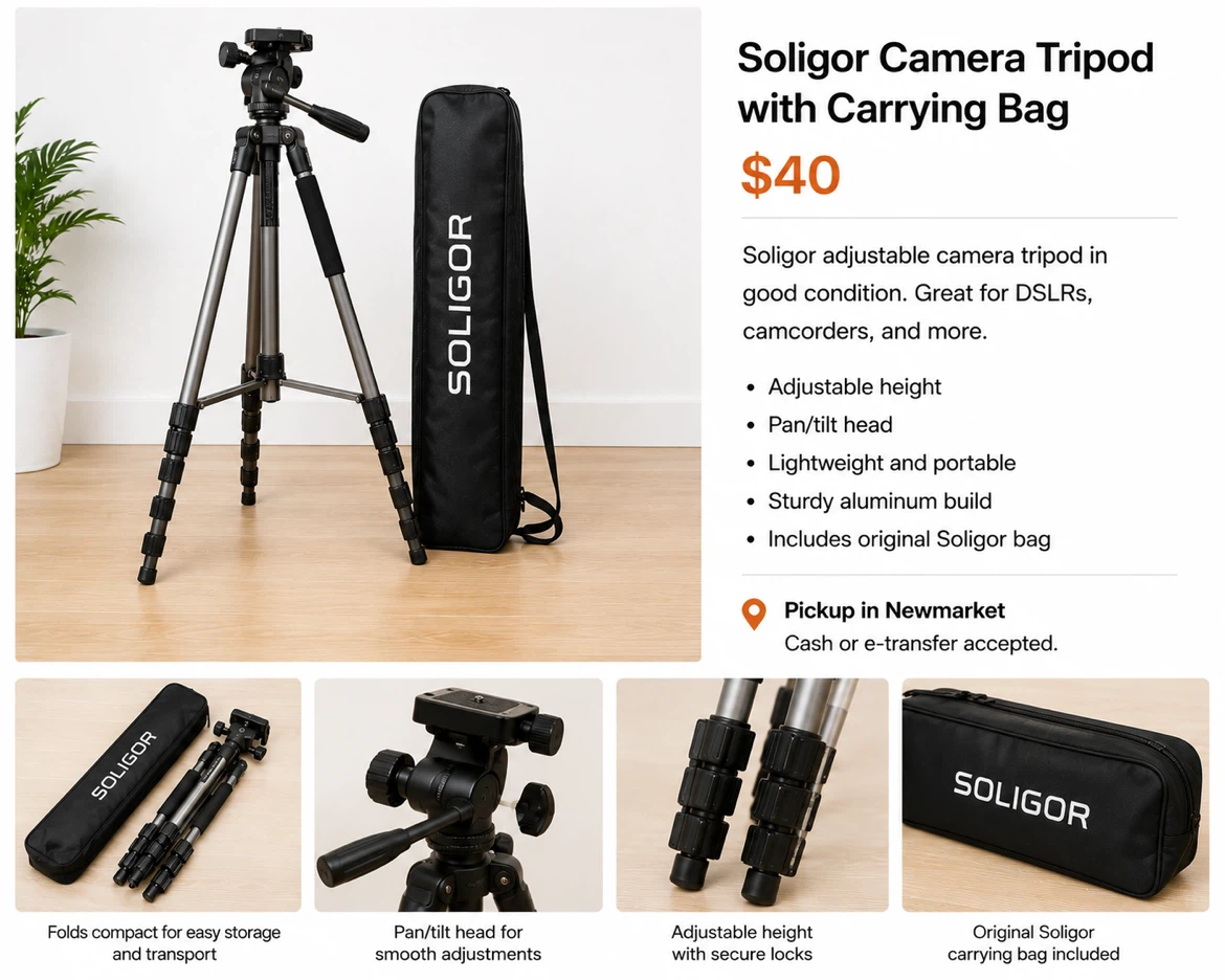 Photography Studio Bundle – Lights, Backdrop & 2 Tripods - photo 5