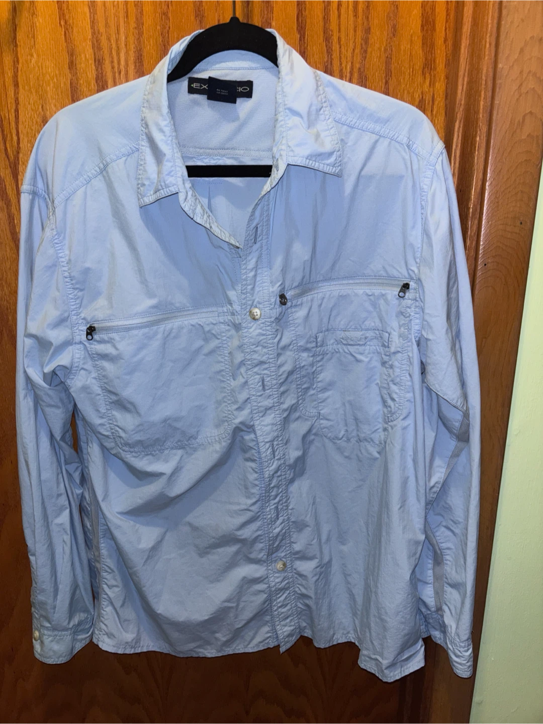 ExOfficio Mens Long Sleeve Button Up Shirt
