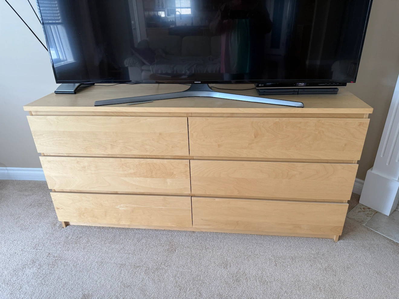 Light Wood 6-Drawer Dresser - photo 2