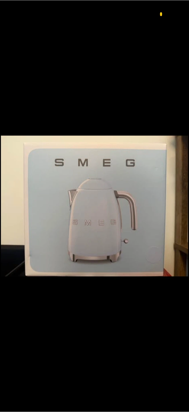 Smeg Kettle - 1.7 L, Stainless Steel, Pastel Blue - BNIB