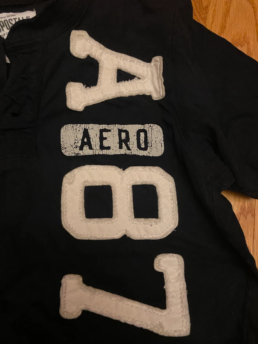 Aeropostale Black T-Shirt medium - photo 4