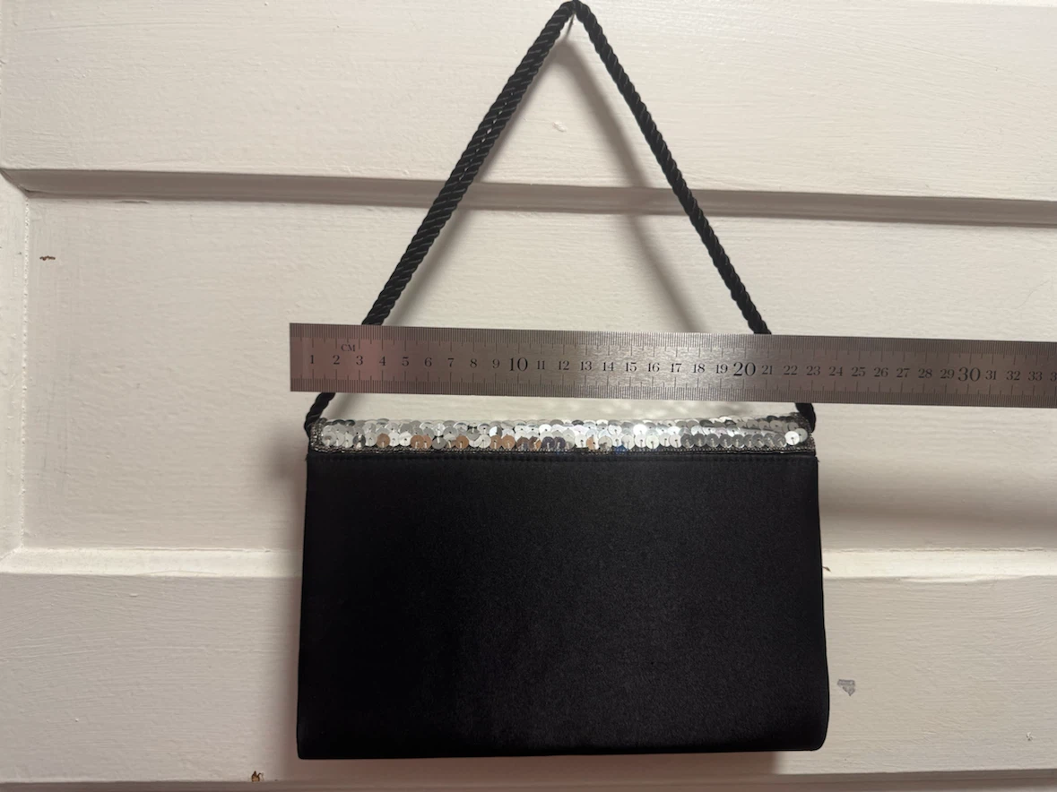 Sparkly Sequin Clutch Purse with Handle - photo 2