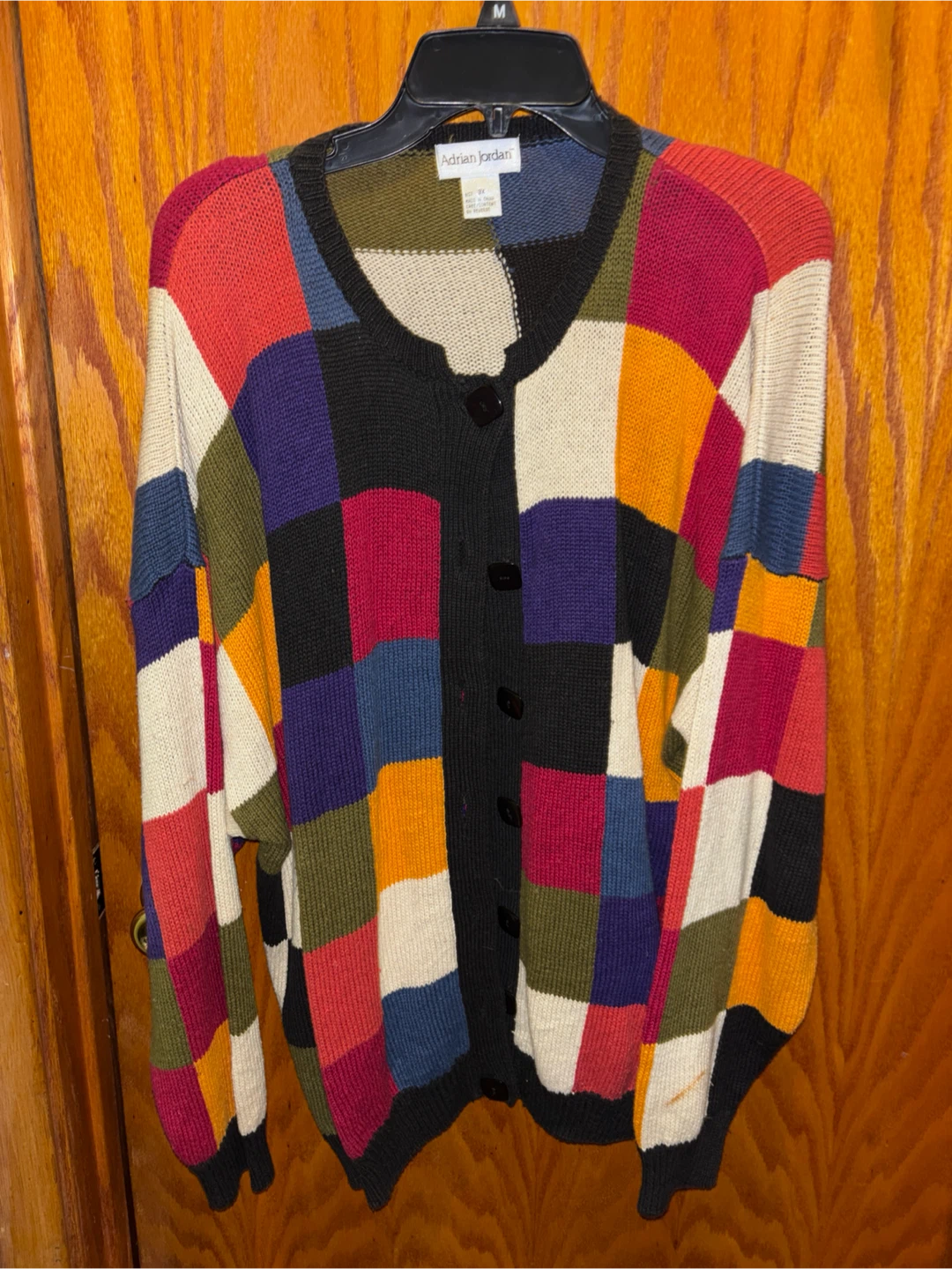 Adrian Jordan Patchwork Cardigan - Size 3X