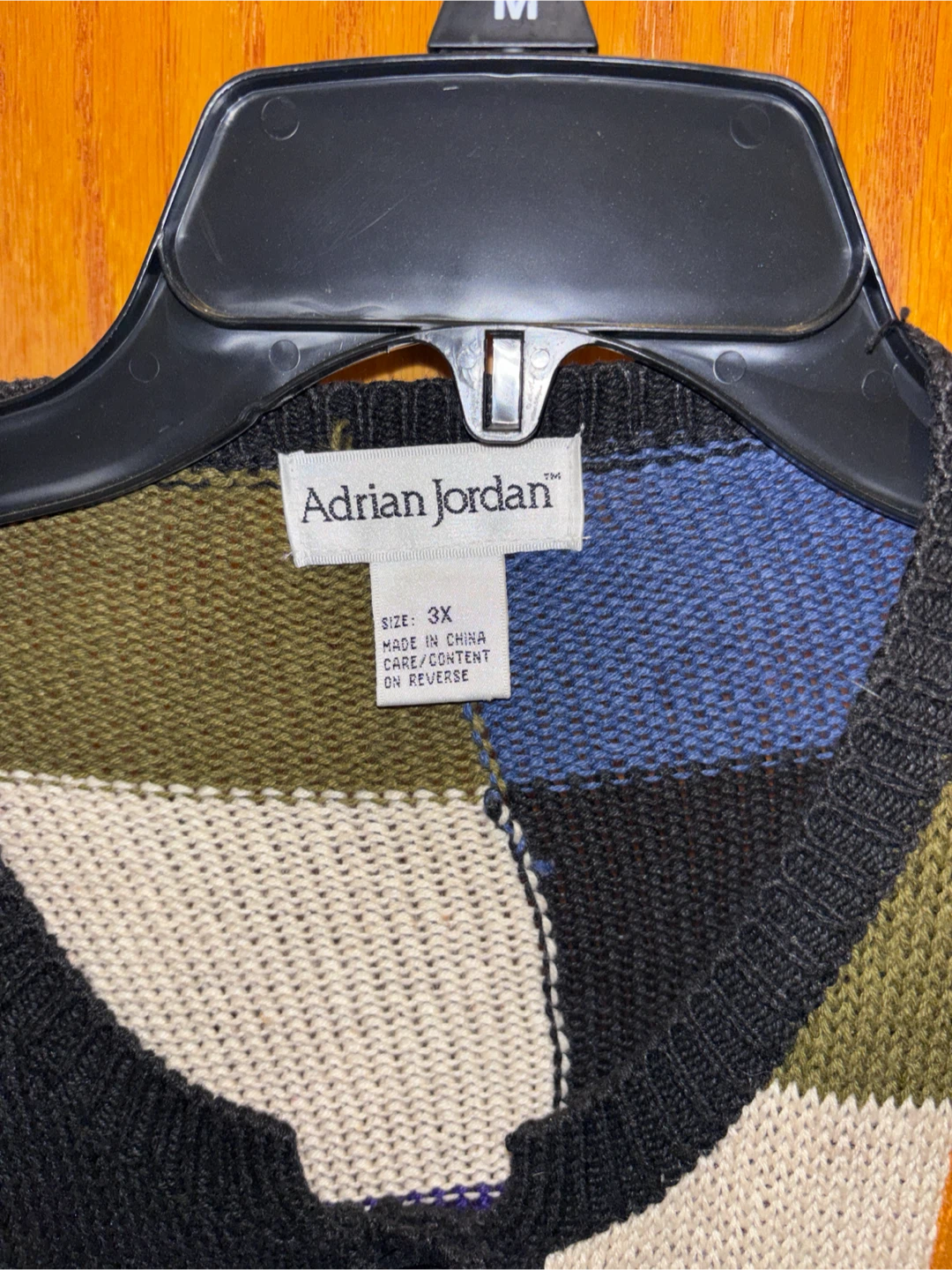 Adrian Jordan Patchwork Cardigan - Size 3X - photo 2