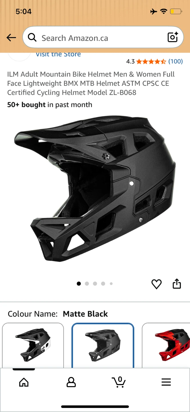 New ILM Adult Mountain Bike Helmet with Goggles