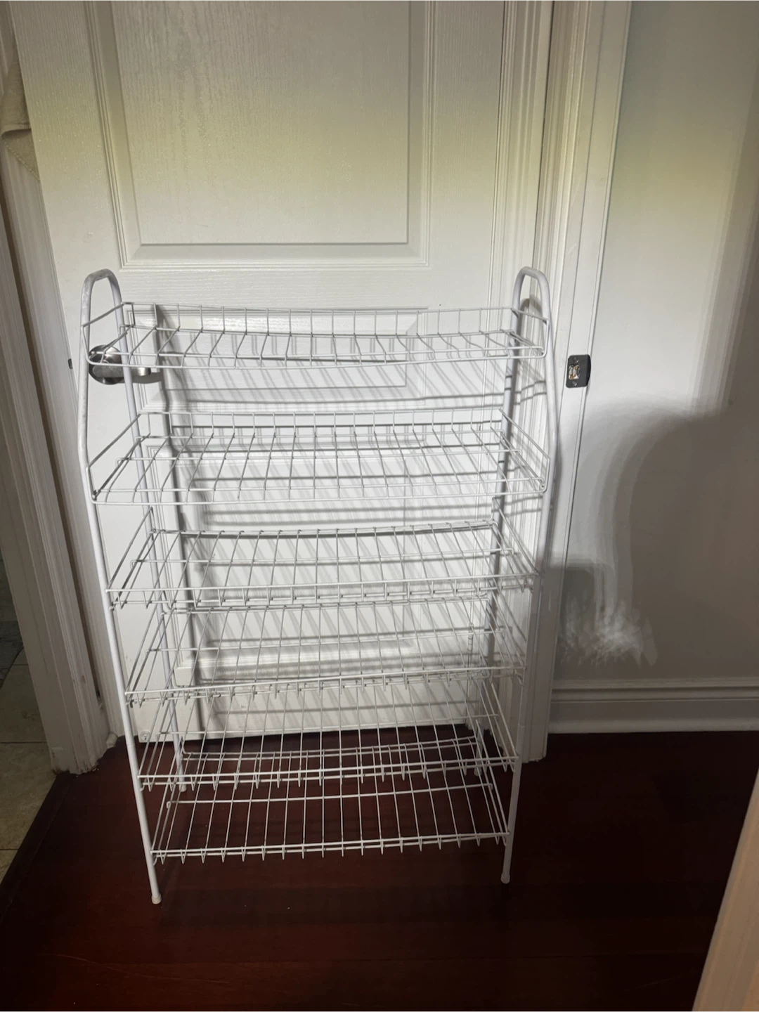 White Wire Shelf Unit