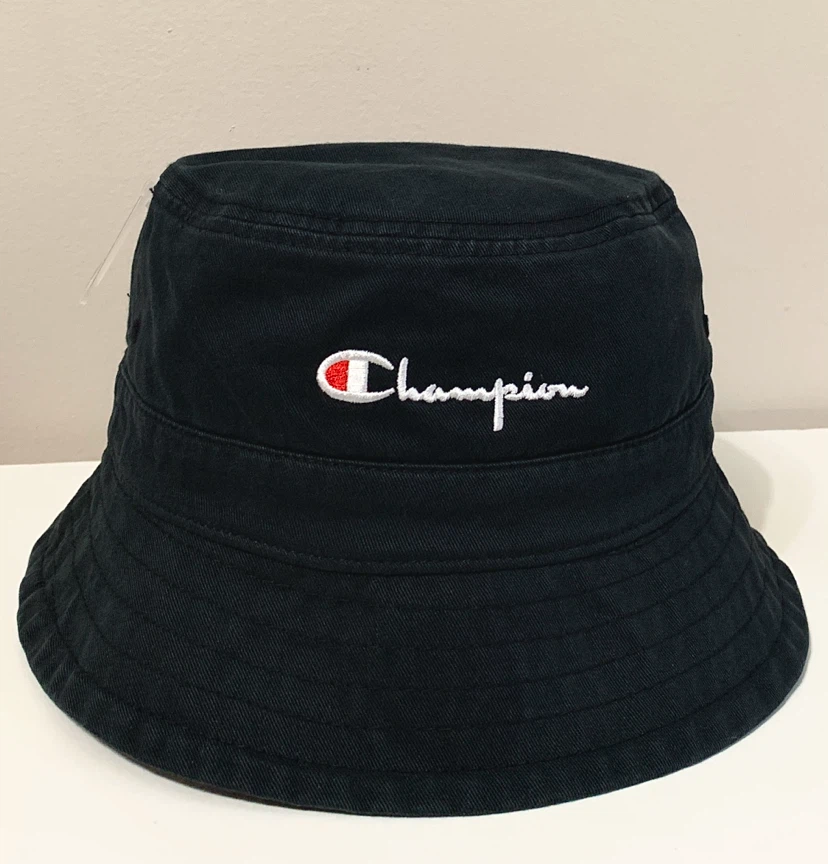 Champion Bucket Hat Adult Garment Washed Sun Beach Hat NEW