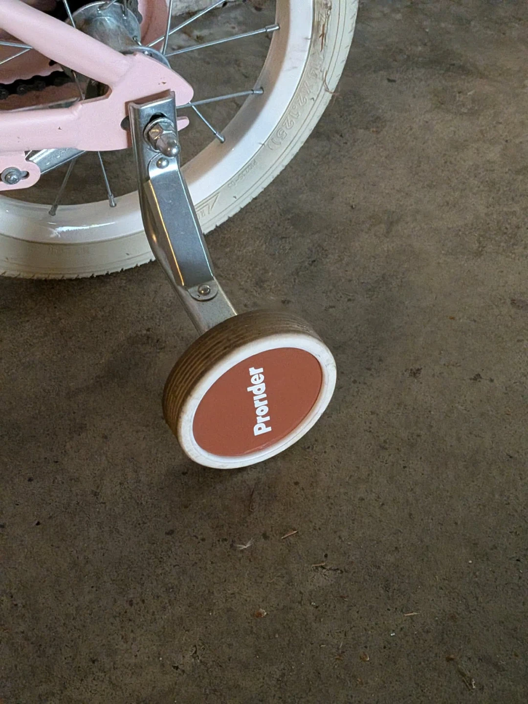Pink Kids' Bike with Training Wheels- Kids - photo 4