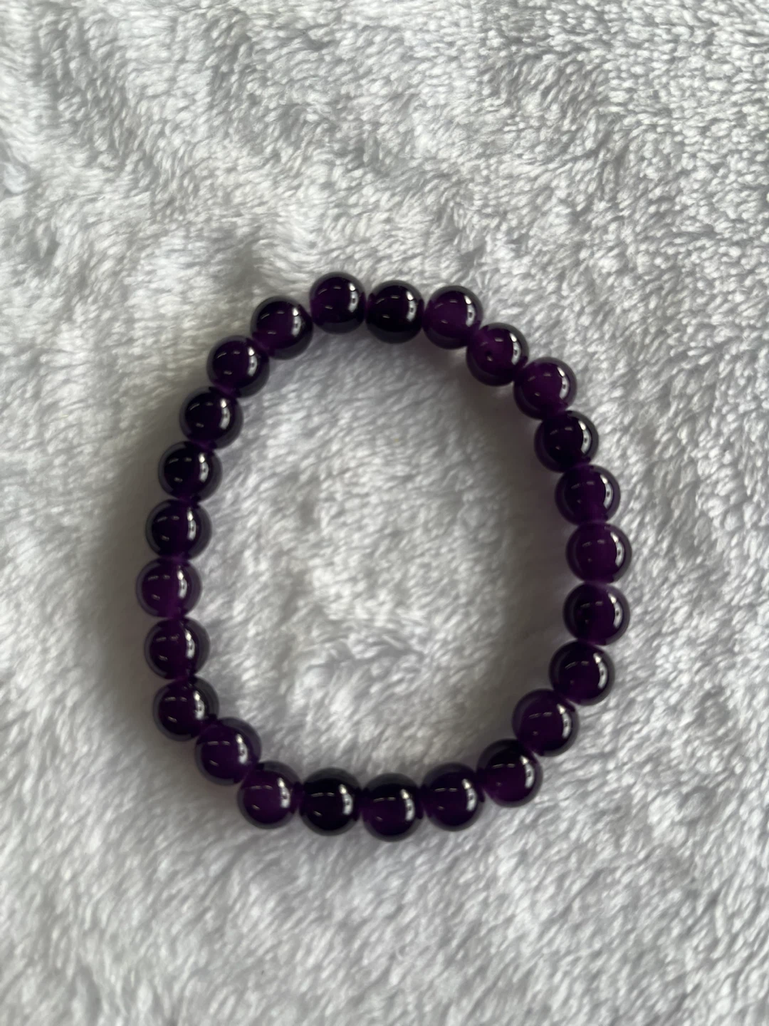 Purple Beaded Bracelet