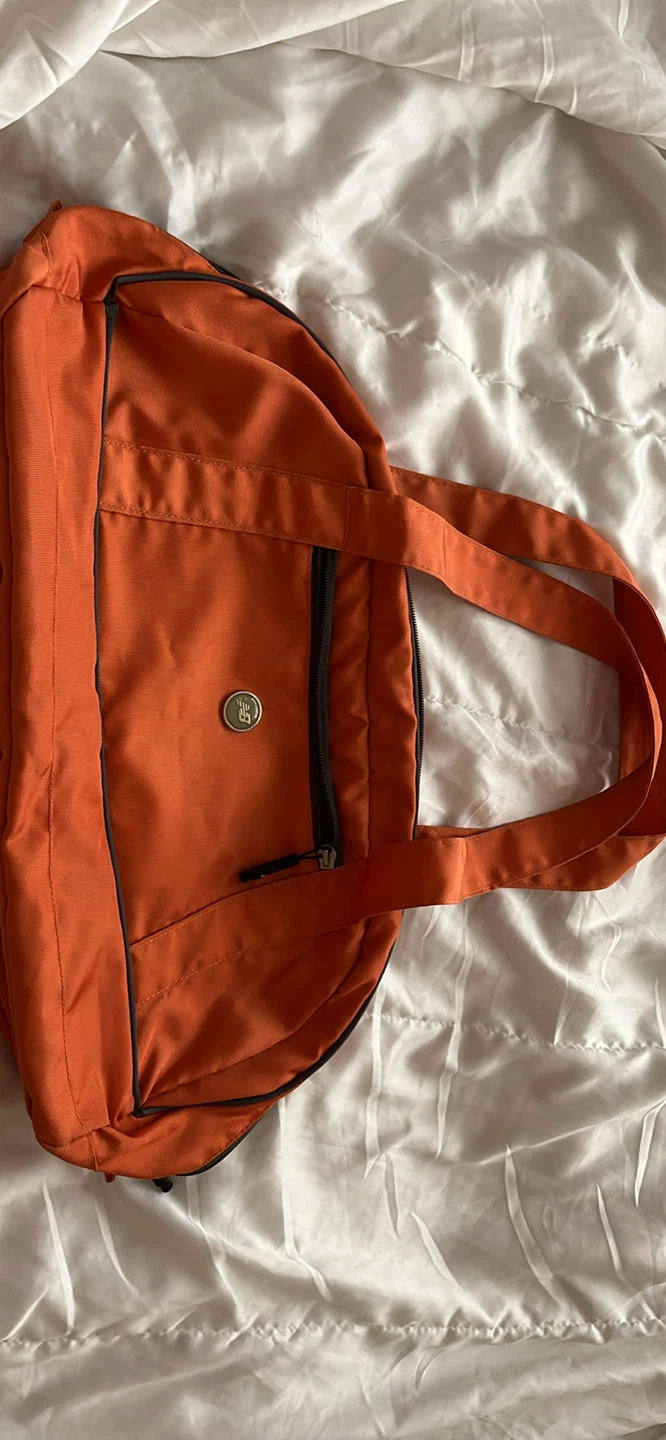 Orange New Balance Duffel Bag