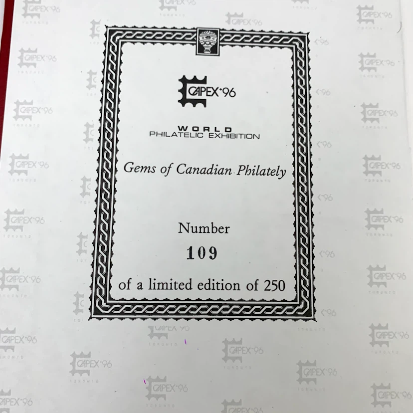 Limited Edition Canadian Philately Stamp Collecting CAPEX96 Book - photo 3