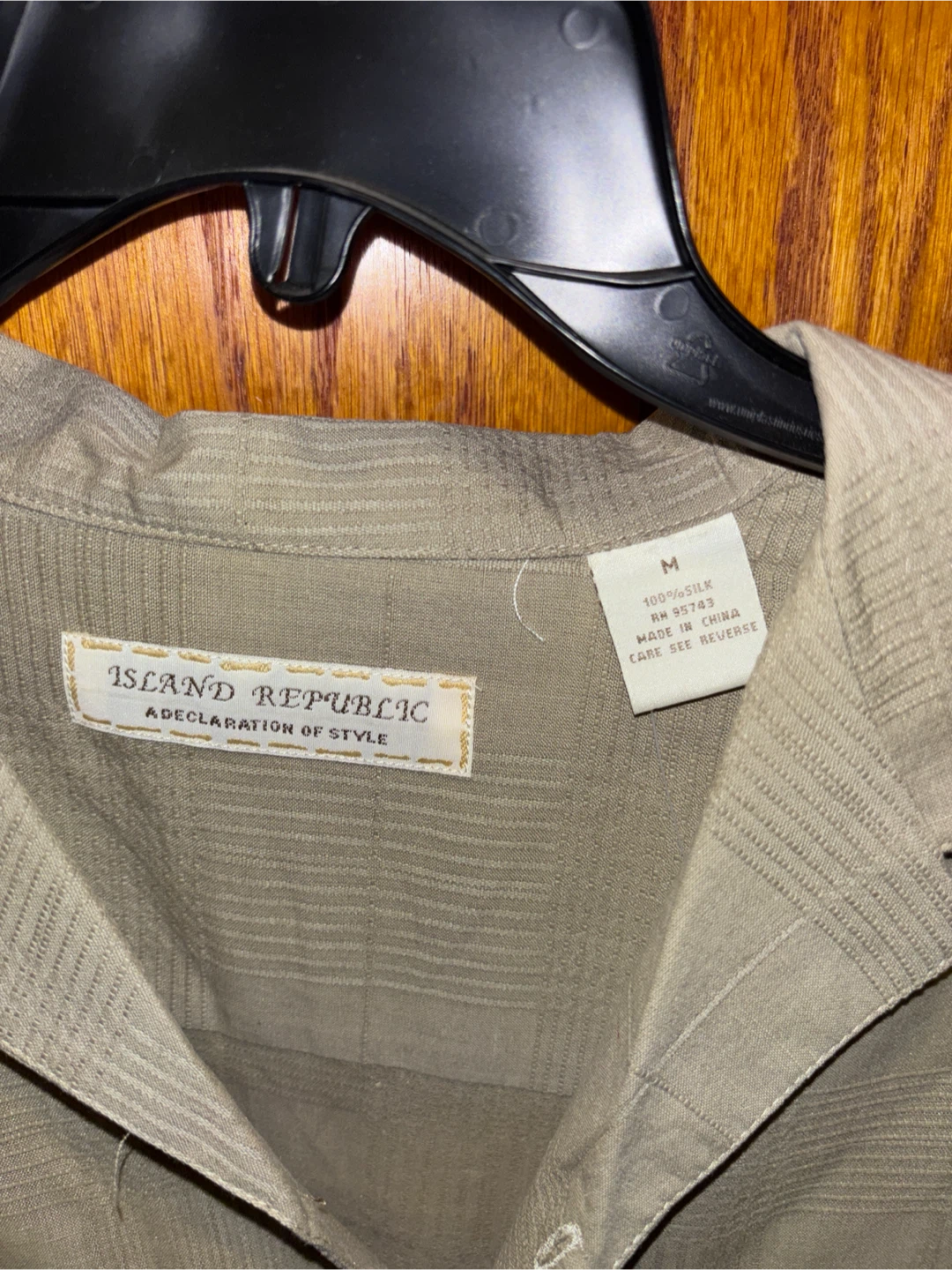 Island Republic Silk Short Sleeve Button Up Shirt - photo 2
