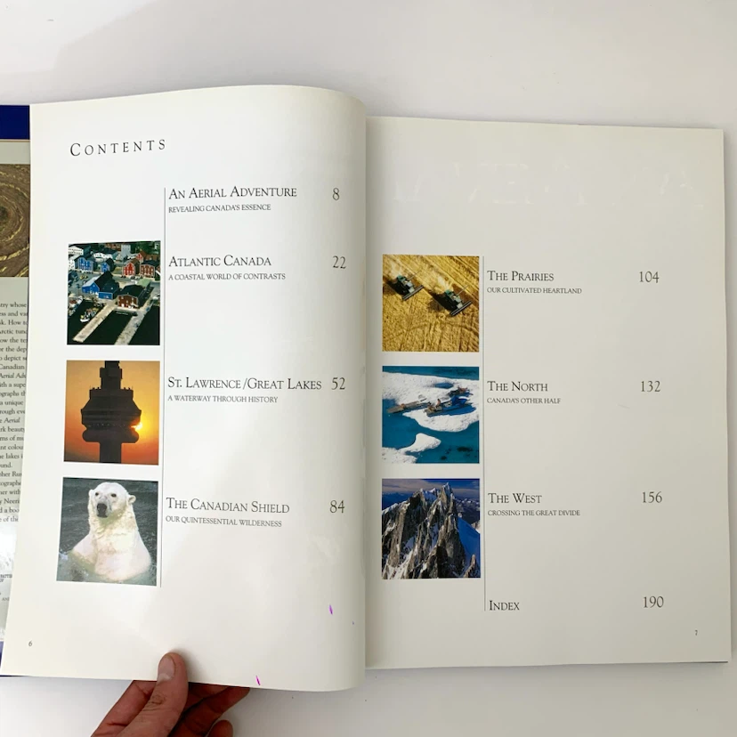 Over Canada Aerial Photography Coffee Table Hardcover Book - photo 4