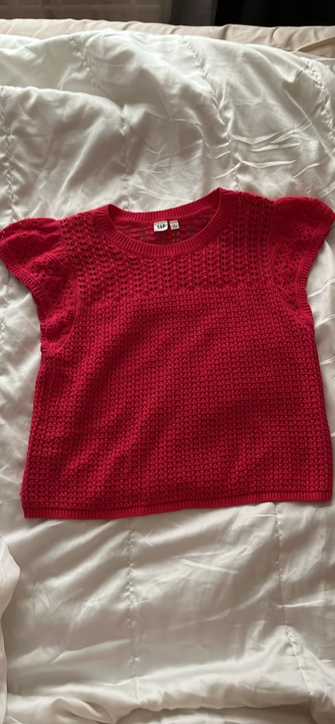 GAP Red Knit Sweater - Size M