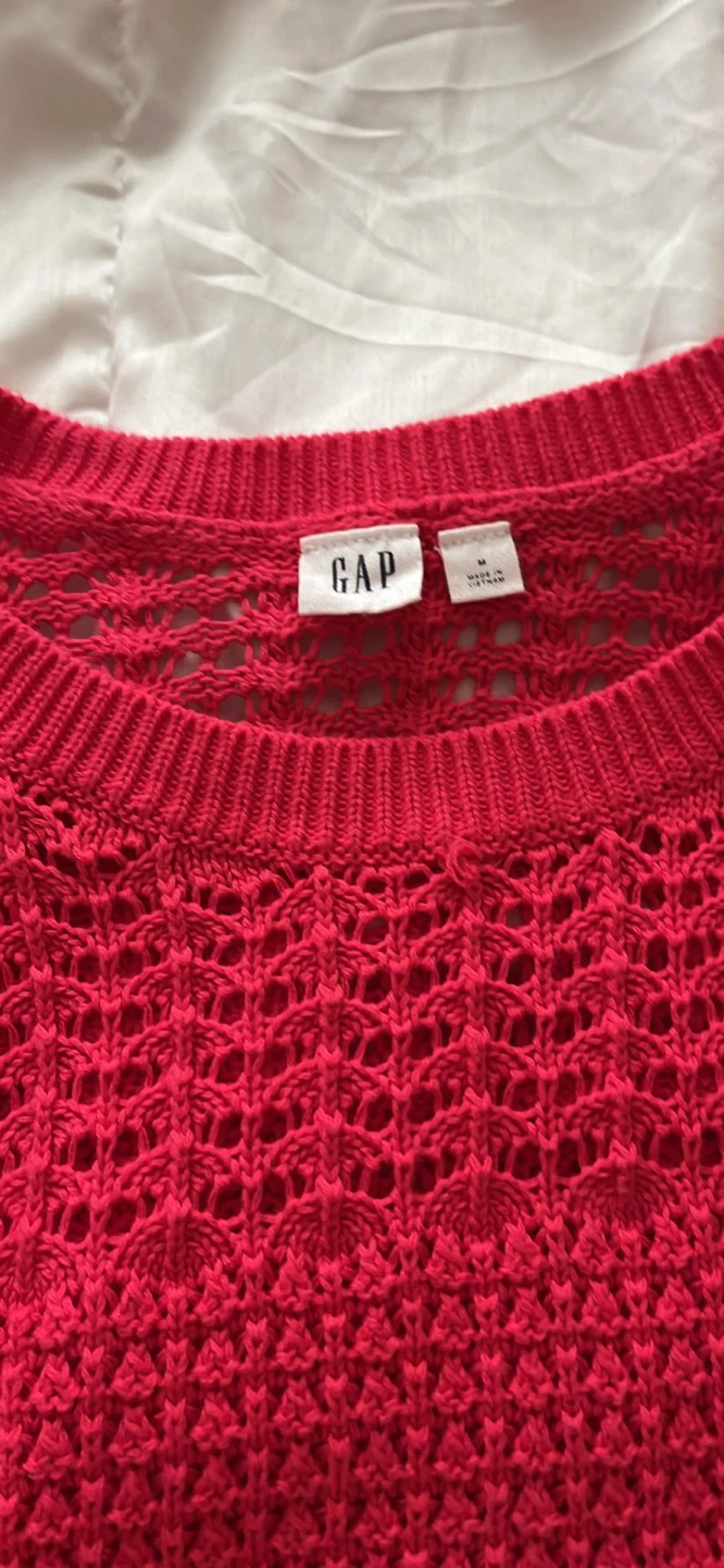 GAP Red Knit Sweater - Size M - photo 2