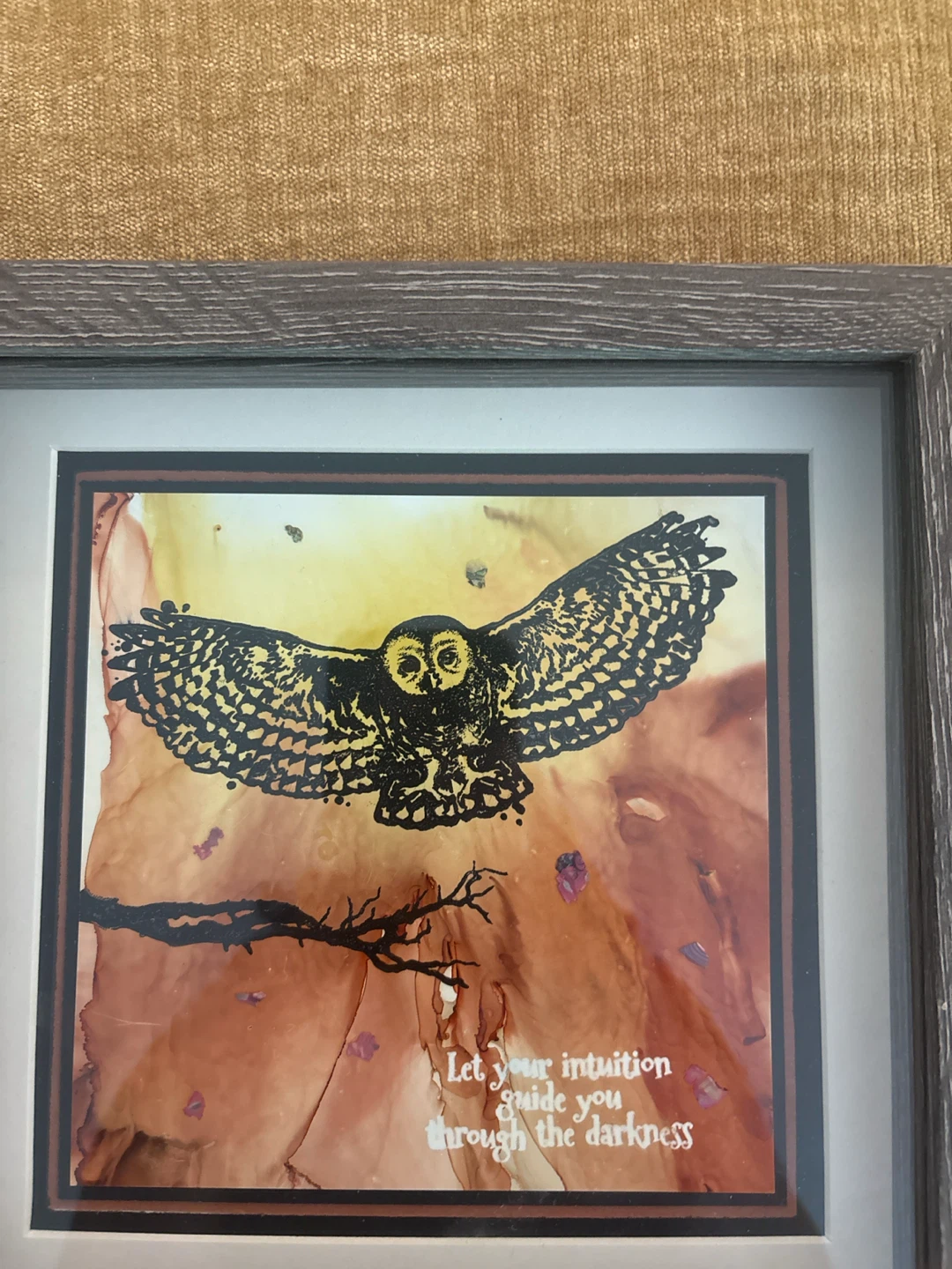 Framed Owl Art Print - photo 2