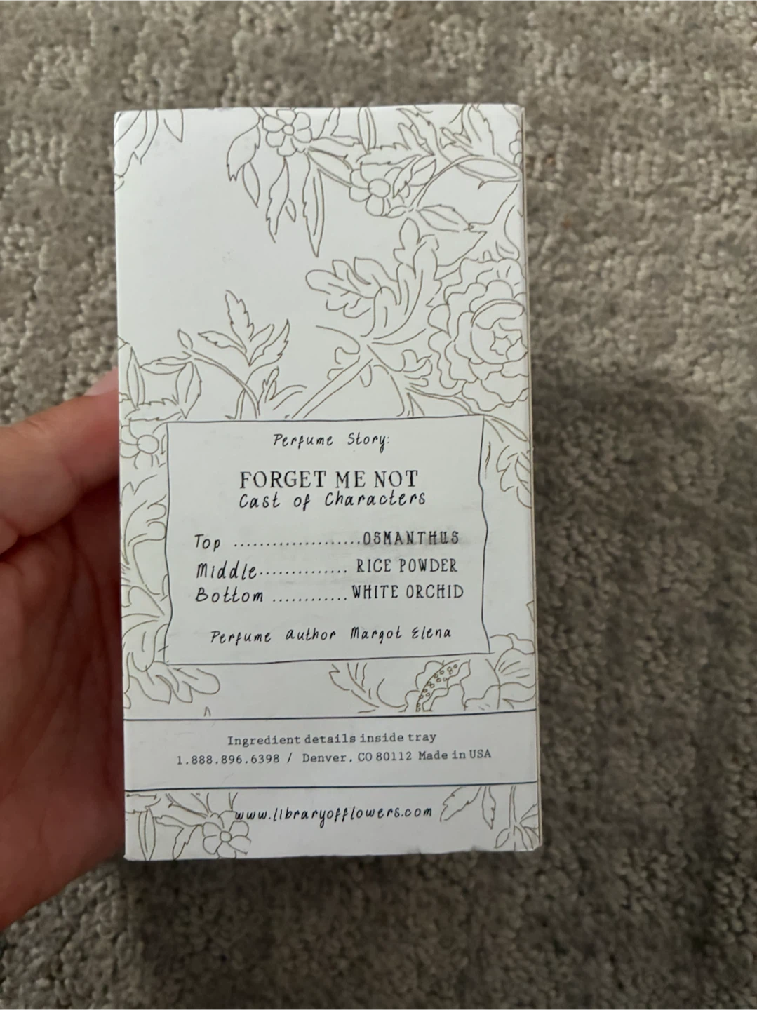 Library of Flowers Forget Me Not Handcreme - photo 5