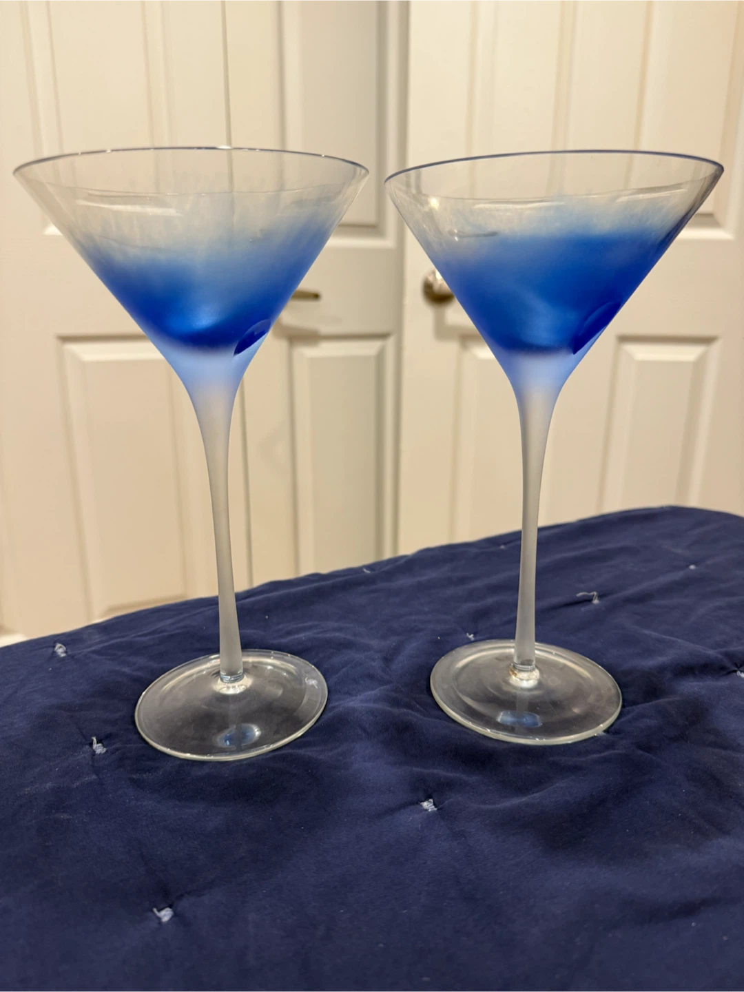 8 Assorted Martini Glasses