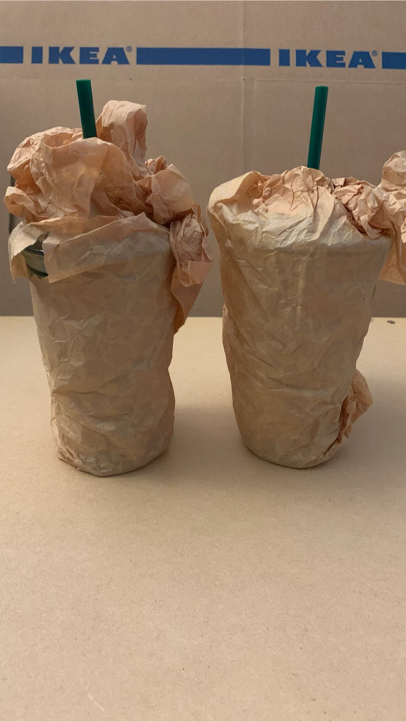 Starbucks Recycled Glass Cold Cups with Lids - photo 4