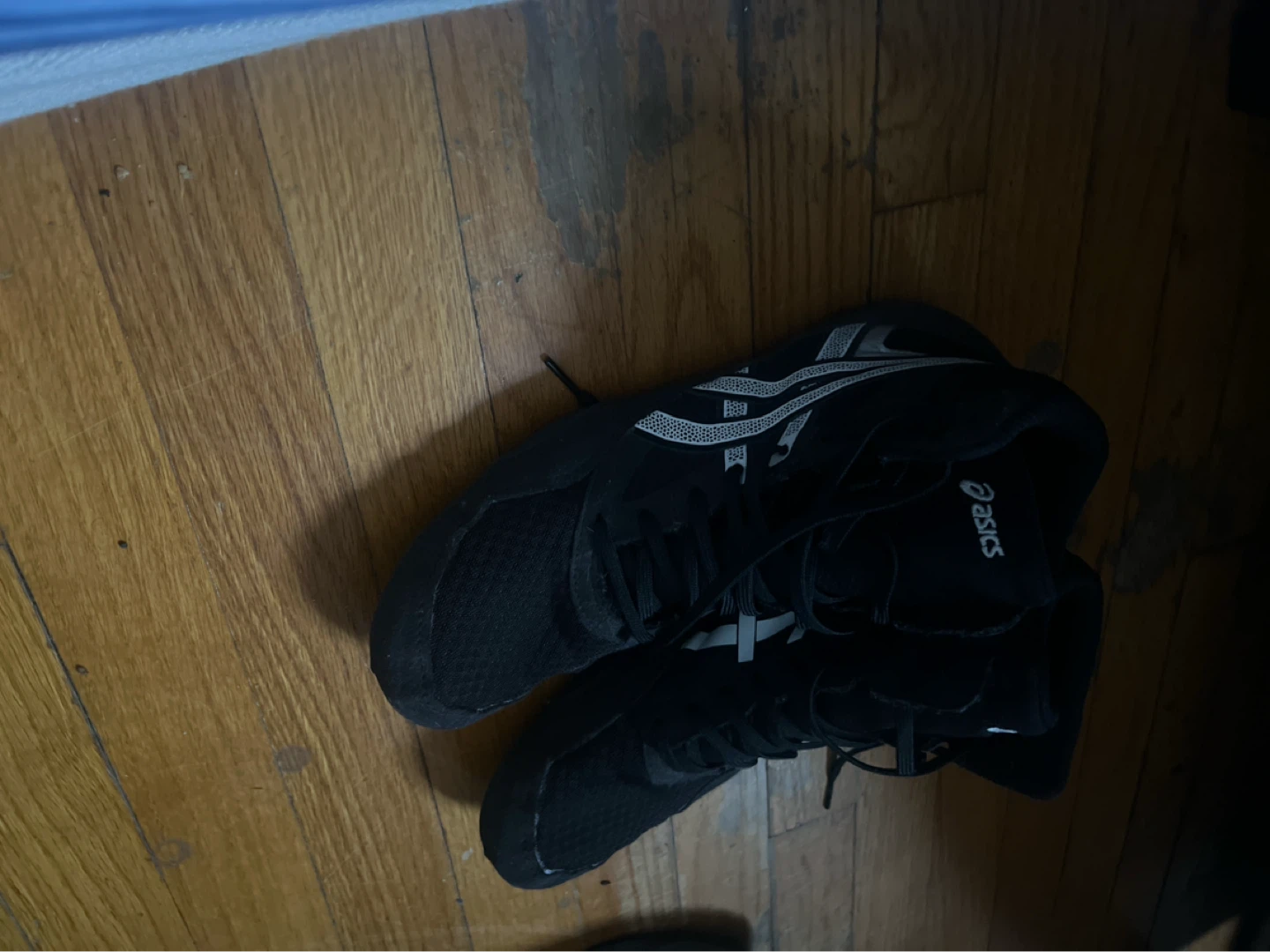 ASICS Black Wrestling Shoes