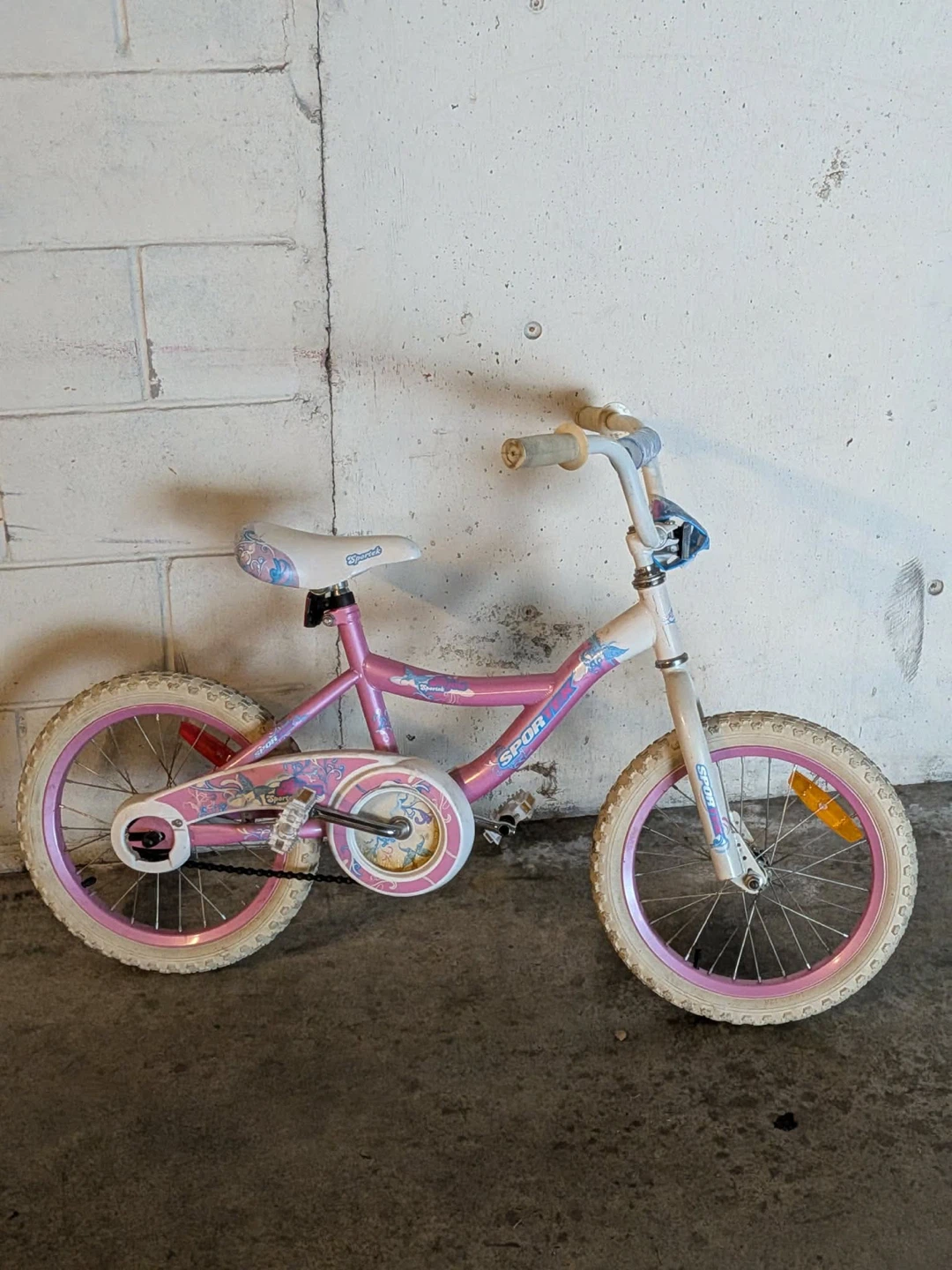 Pink Girls' Bicycle
