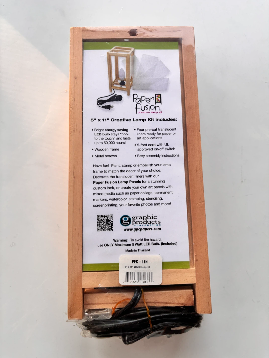 Paper Fusion 5" x 11" Creative Lamp Kit - photo 2