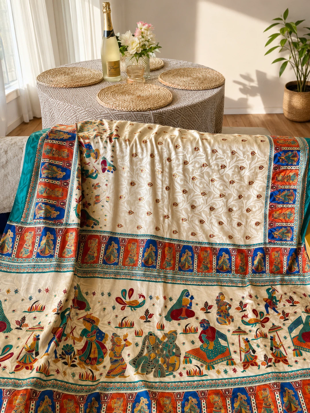 Saree with Intricate Border
