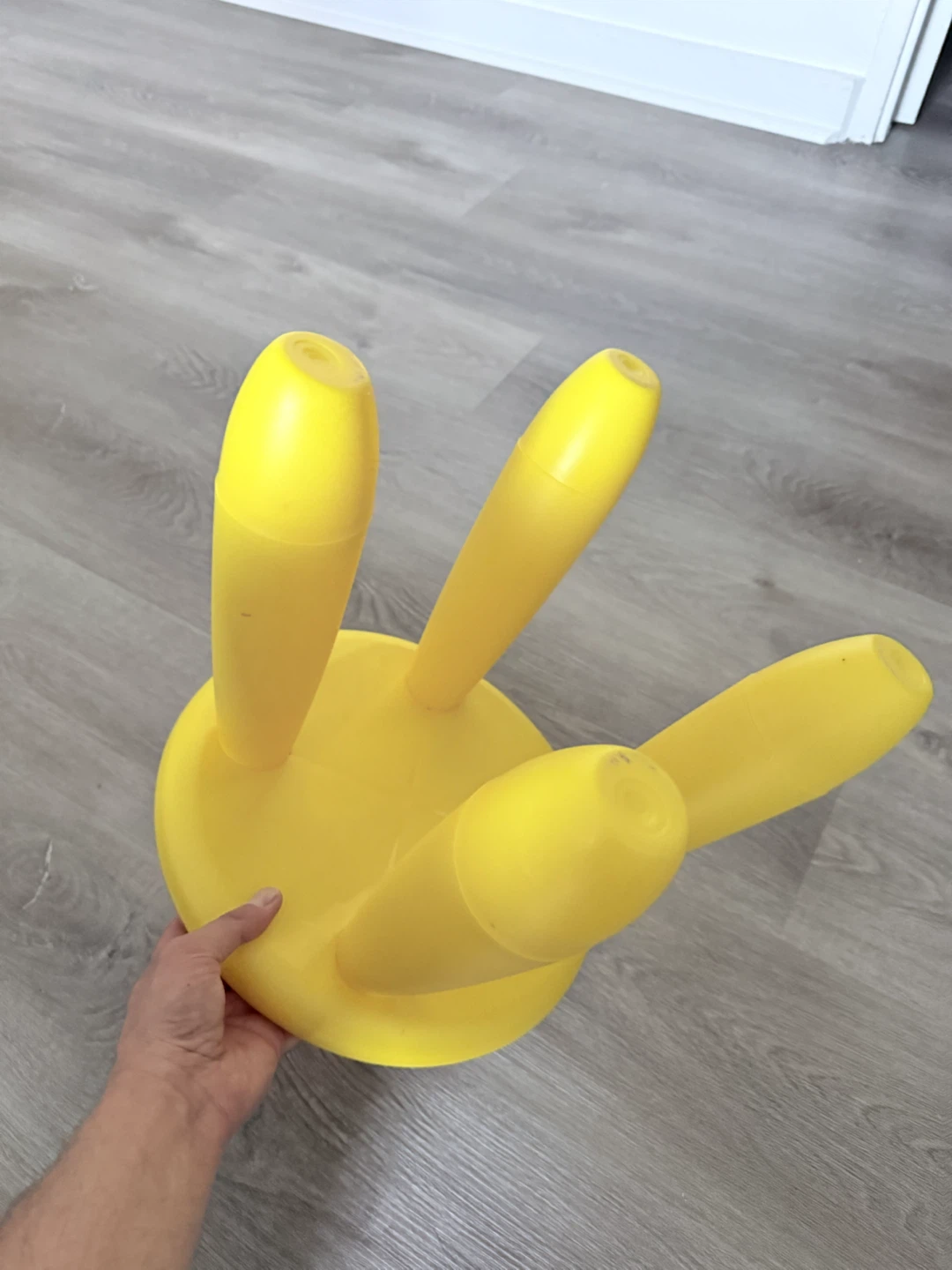 Yellow Kids Stool - photo 2